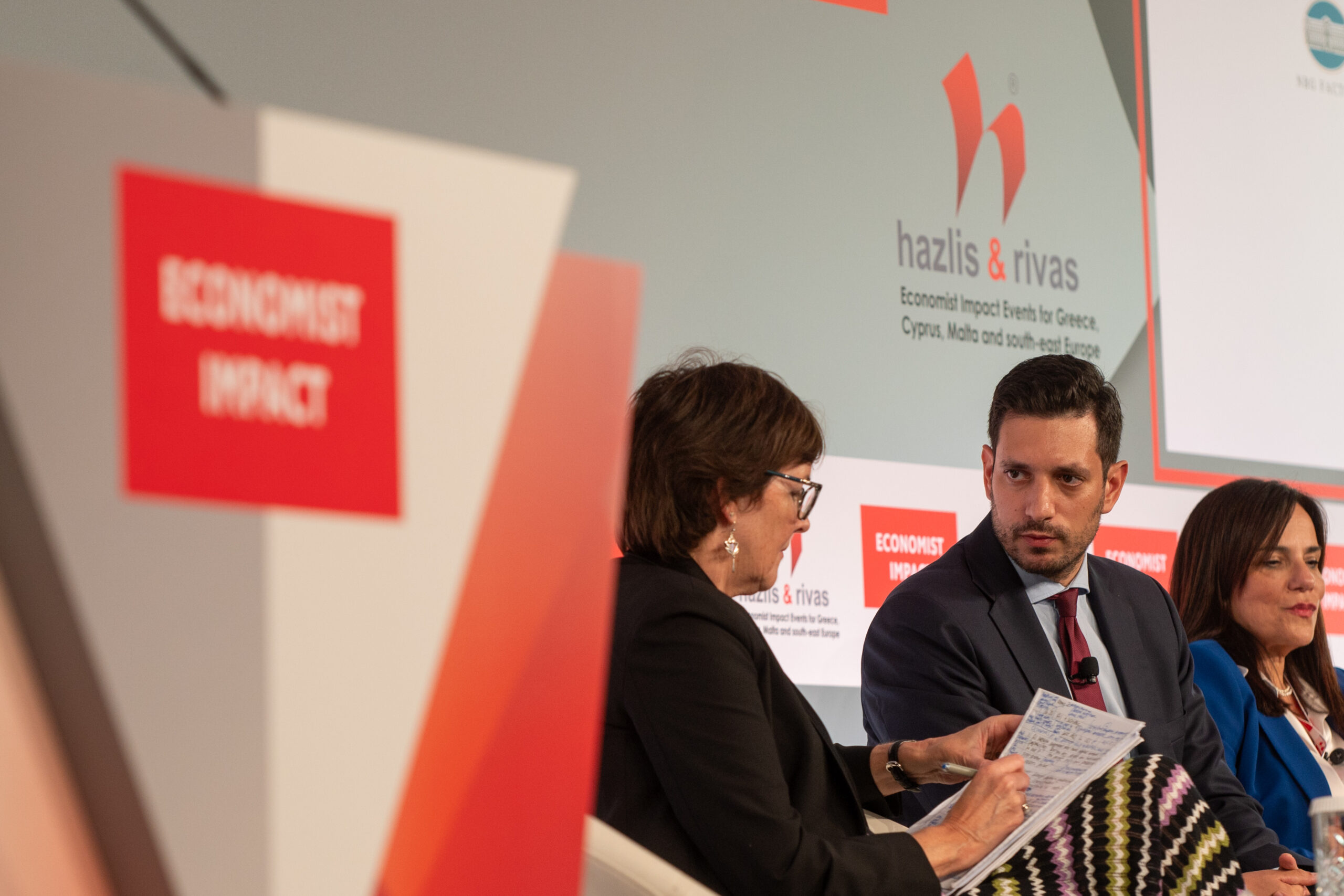 Ο Υφυπουργός Ψηφιακής Διακυβέρνησης, Κωνσταντίνος Κυρανάκης στο συνέδριο Economist Impact 2023