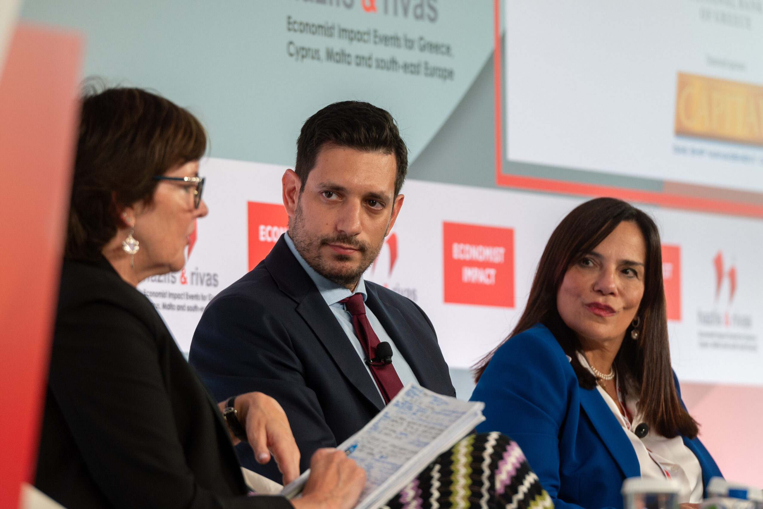 Ο Υφυπουργός Ψηφιακής Διακυβέρνησης, Κωνσταντίνος Κυρανάκης στο συνέδριο Economist Impact 2023