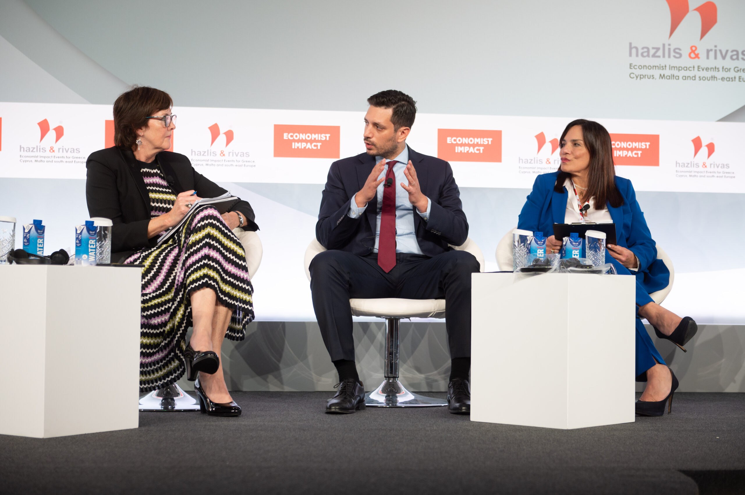 Ο Υφυπουργός Ψηφιακής Διακυβέρνησης, Κωνσταντίνος Κυρανάκης στο συνέδριο Economist Impact 2023